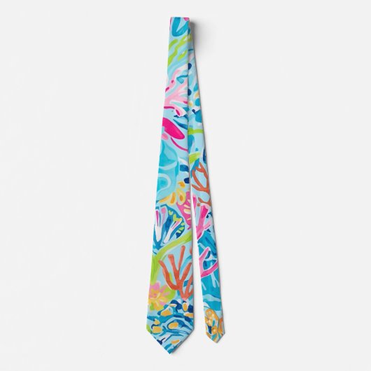 Tie in stylish graphic stropdas (Voorkant)