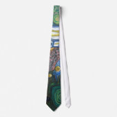 Tie inspired by Hundertwasser Stropdas (Voorkant)