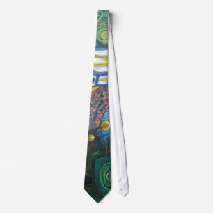 Tie inspired by Hundertwasser Stropdas