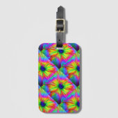 Tie Kleurrijke Kleurstof Bagagelabel (Voorkant (verticaal))