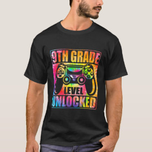 Tie kleurstof 9th Gradenniveau Onvergrendelde vide T-shirt