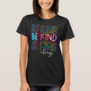 Tie kleurstof altijd als vredes-teken kiezen t-shirt