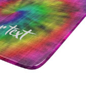 Tie kleurstof gepatterd snijplank (Hoek)