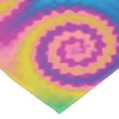 Tie kleurstof kleurig roevochtig retro-patroon tafelkleed (Gekanteld)