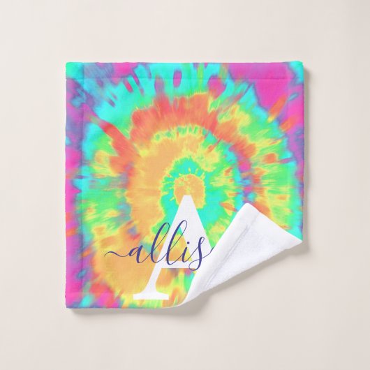 Tie kleurstof op maat bad handdoek (Wasdoekje)