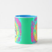 Tie kleurstof op maat mok (Midden)