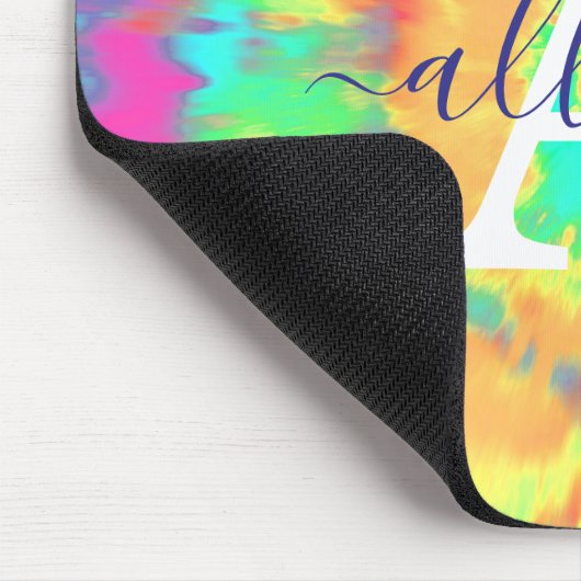 Tie kleurstof op maat muismat (Hoek)