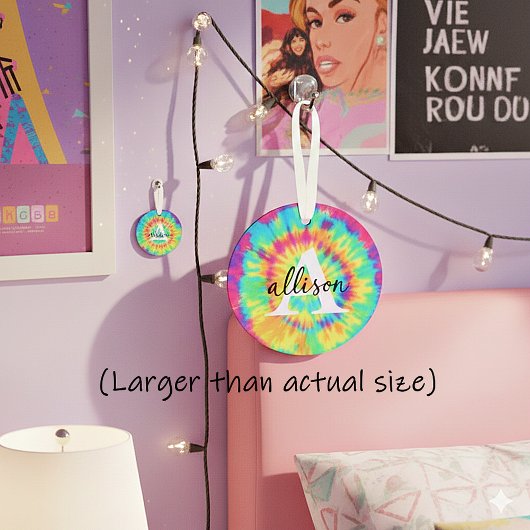 Tie kleurstof op maat ornament