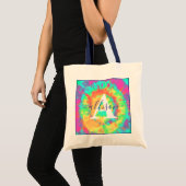 Tie kleurstof op maat tote bag (Voorkant (product))