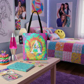 Tie kleurstof op maat tote bag