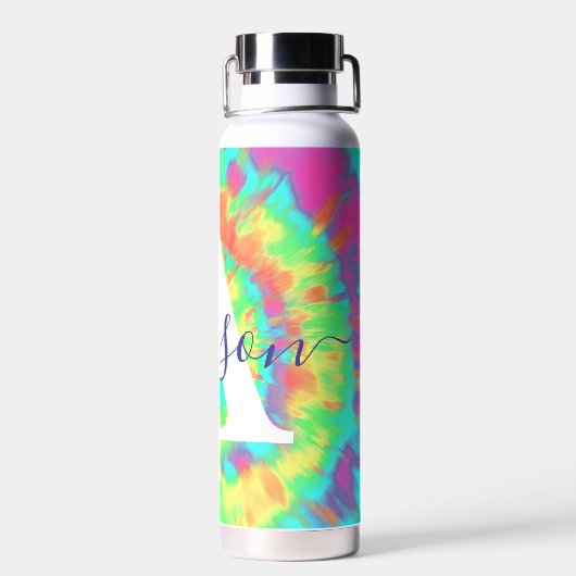 Tie kleurstof op maat waterfles (Achterkant)