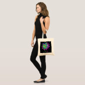 Tie-kleurstof totaal zonneschijn tote bag (Voorkant (model))