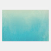 Tie-kleurstof, verloopblauw en kleurrijke handpalm inpakpapier vel (Voorkant 3)