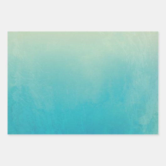 Tie-kleurstof, verloopblauw en kleurrijke handpalm inpakpapier vel (Voorkant 3)