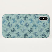 Tie-kleurstofpatroon van krabben Case-Mate iPhone case (Achterkant (horizontaal))