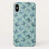 Tie-kleurstofpatroon van krabben Case-Mate iPhone case (Achterkant)