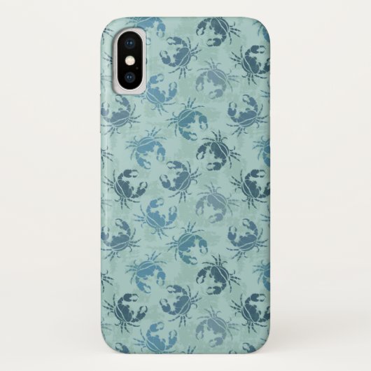 Tie-kleurstofpatroon van krabben Case-Mate iPhone case (Achterkant)