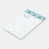 Tie-kleurstofpatroon van krabben | Jouw namen toev Post-it® Notes (Schuin)