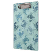 Tie-kleurstofpatroon van krabben klembord (Links)