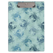 Tie-kleurstofpatroon van krabben klembord (Voorkant)