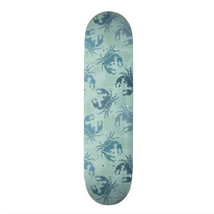 Tie-kleurstofpatroon van krabben persoonlijk skateboard