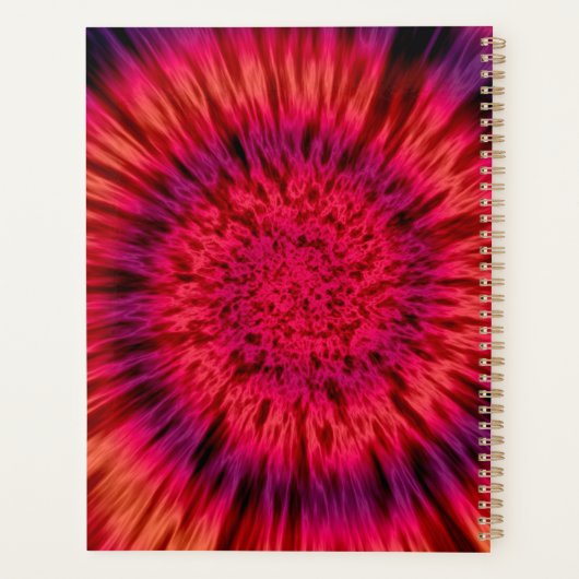 Tie-kleurstofplanner Planner (Achterkant)