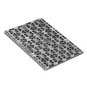 Tie kleurstoftextuur creatief herhalen modern patt notitieboek (Rechterzijde)