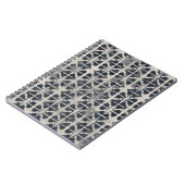 Tie kleurstoftextuur creatief herhalen modern patt notitieboek (Linkerzijde)