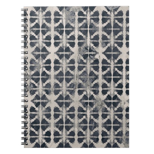 Tie kleurstoftextuur creatief herhalen modern patt notitieboek (Voorkant)