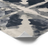 Tie kleurstoftextuur creatief herhalen modern patt poster (Hoek)