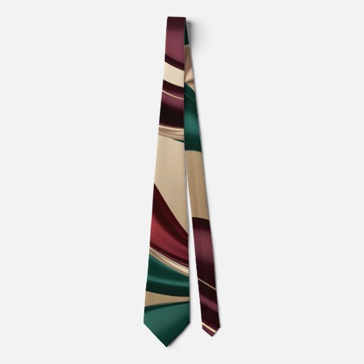 Tie met stijlvol abstract grafisch ontwerp stropdas (Voorkant)