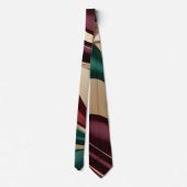 Tie met stijlvol abstract grafisch ontwerp stropdas (Achterkant)
