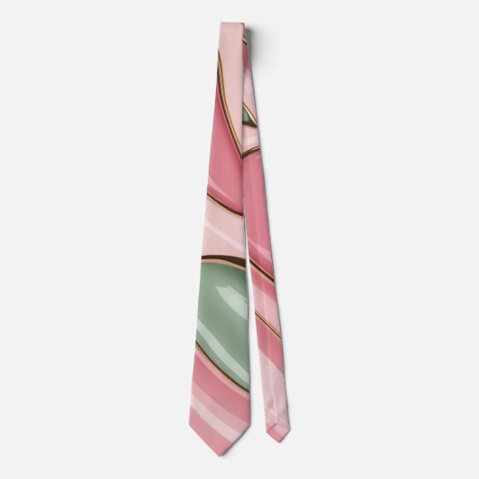 Tie met stijlvol abstract grafisch ontwerp stropdas (Voorkant)