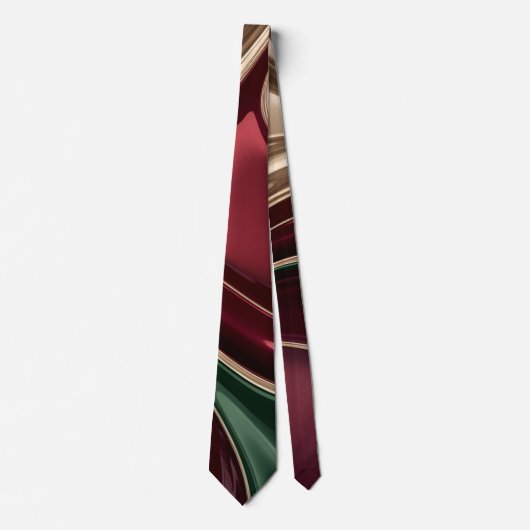 Tie met stijlvol abstract grafisch ontwerp stropdas (Voorkant)