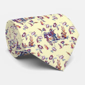 Tie met vintage Mexicaanse stofprint Stropdas (Opgerold)
