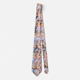 Tie : Organic Leaves (black) Stropdas