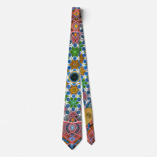 Tie "Samadhi" (acrylschildering) Stropdas