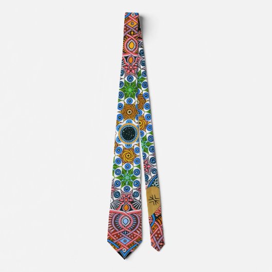 Tie "Samadhi" (acrylschildering) Stropdas (Voorkant)