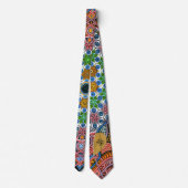 Tie "Samadhi" (acrylschildering) Stropdas (Achterkant)