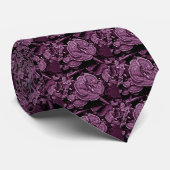 Tie Shelf Fungus - Maroon Stropdas (Opgerold)