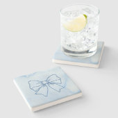 Tie Stone Coaster Stenen Onderzetter (Zijkant)