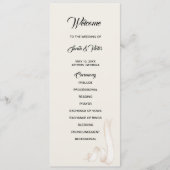 Tie the knot double side program card programmakaart (Voorkant)