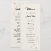 Tie the knot double side program card  programmakaart (Voorkant / Achterkant)