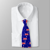 Tie with Flag of Australia Stropdas (Gebonden)
