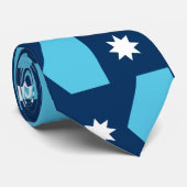 Tie with Flag of Minnesota, USA Stropdas (Opgerold)