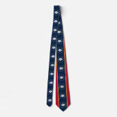 Tie with Flag of Mississippi, USA Stropdas (Achterkant)