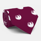 Tie with Flag of Phoenix, Arizona, USA Stropdas (Opgerold)