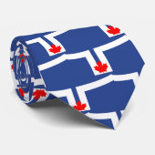 Tie with Flag of Toronto, Ontario Stropdas (Opgerold)