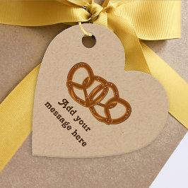 Tied a Pretzel Knot - Fun Bread & Baking thema Bedankjes Labels