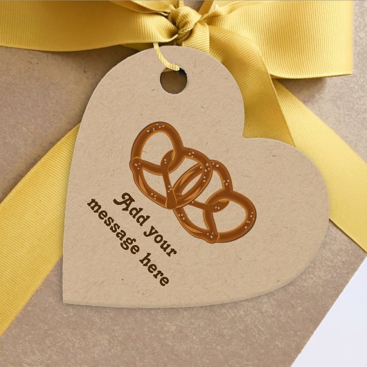 Tied a Pretzel Knot - Fun Bread & Baking thema Bedankjes Labels